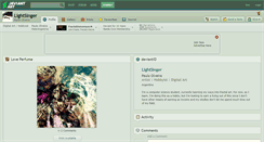 Desktop Screenshot of lightsinger.deviantart.com