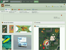 Tablet Screenshot of joinbee.deviantart.com