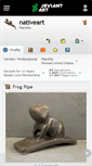 Mobile Screenshot of nativeart.deviantart.com
