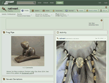 Tablet Screenshot of nativeart.deviantart.com