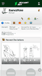 Mobile Screenshot of ibanezrose.deviantart.com