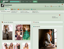 Tablet Screenshot of cazzimoon.deviantart.com