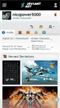 Mobile Screenshot of nicopower5000.deviantart.com