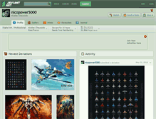 Tablet Screenshot of nicopower5000.deviantart.com