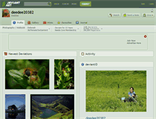 Tablet Screenshot of deedee20382.deviantart.com