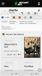 Mobile Screenshot of cheriio.deviantart.com
