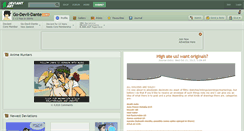 Desktop Screenshot of go-devil-dante.deviantart.com