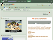 Tablet Screenshot of go-devil-dante.deviantart.com