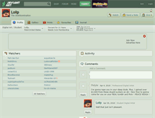 Tablet Screenshot of lolip.deviantart.com