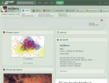 Tablet Screenshot of mazberry.deviantart.com