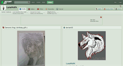 Desktop Screenshot of lunawolf4.deviantart.com