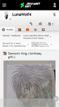 Mobile Screenshot of lunawolf4.deviantart.com