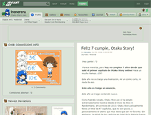 Tablet Screenshot of irenereru.deviantart.com