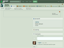Tablet Screenshot of nikritz.deviantart.com