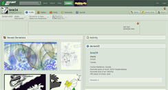 Desktop Screenshot of love34.deviantart.com