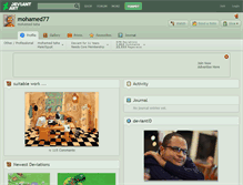 Tablet Screenshot of mohamed77.deviantart.com