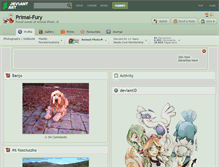 Tablet Screenshot of primal-fury.deviantart.com