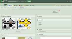 Desktop Screenshot of digity.deviantart.com