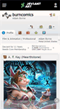 Mobile Screenshot of burncomics.deviantart.com