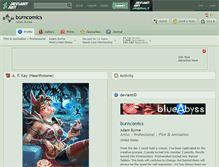 Tablet Screenshot of burncomics.deviantart.com