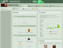 Tablet Screenshot of akatsuki-artists.deviantart.com