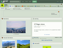 Tablet Screenshot of n3x-.deviantart.com