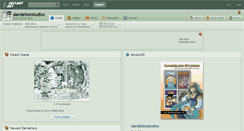 Desktop Screenshot of dandelionstudios.deviantart.com
