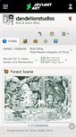 Mobile Screenshot of dandelionstudios.deviantart.com
