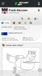 Mobile Screenshot of frank-raccoon.deviantart.com