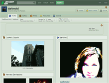 Tablet Screenshot of darkmold.deviantart.com