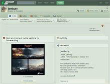 Tablet Screenshot of jembury.deviantart.com