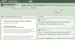 Desktop Screenshot of onewingeddaemon.deviantart.com