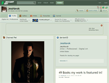 Tablet Screenshot of jesshavok.deviantart.com