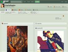 Tablet Screenshot of charliepeppins.deviantart.com