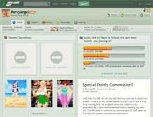 Tablet Screenshot of pervyangel.deviantart.com