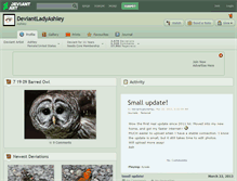 Tablet Screenshot of deviantladyashley.deviantart.com