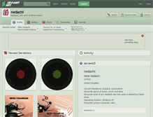 Tablet Screenshot of nedachi.deviantart.com