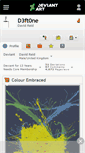 Mobile Screenshot of d3ft0ne.deviantart.com