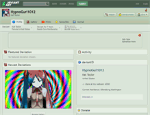 Tablet Screenshot of hypnogurl1012.deviantart.com