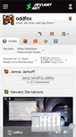 Mobile Screenshot of oddfox.deviantart.com