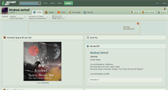 Desktop Screenshot of kindred-jerinof.deviantart.com
