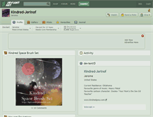 Tablet Screenshot of kindred-jerinof.deviantart.com