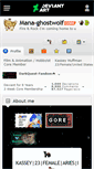 Mobile Screenshot of mana-ghostwolf.deviantart.com