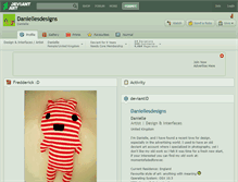 Tablet Screenshot of daniellesdesigns.deviantart.com