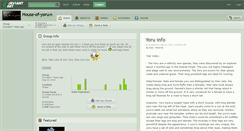 Desktop Screenshot of house-of-yoru.deviantart.com