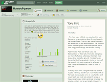 Tablet Screenshot of house-of-yoru.deviantart.com