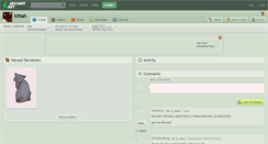 Desktop Screenshot of kittah.deviantart.com