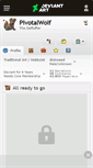 Mobile Screenshot of pivotalwolf.deviantart.com