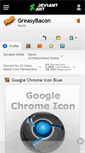Mobile Screenshot of greasybacon.deviantart.com