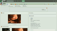 Desktop Screenshot of dman.deviantart.com